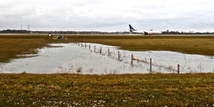 Dræn og sandsække sikrer luftfarten i Kastrup