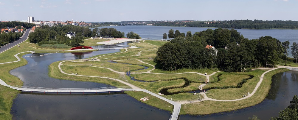 Kreativ klimasikring skaber spændende bypark i Viborg