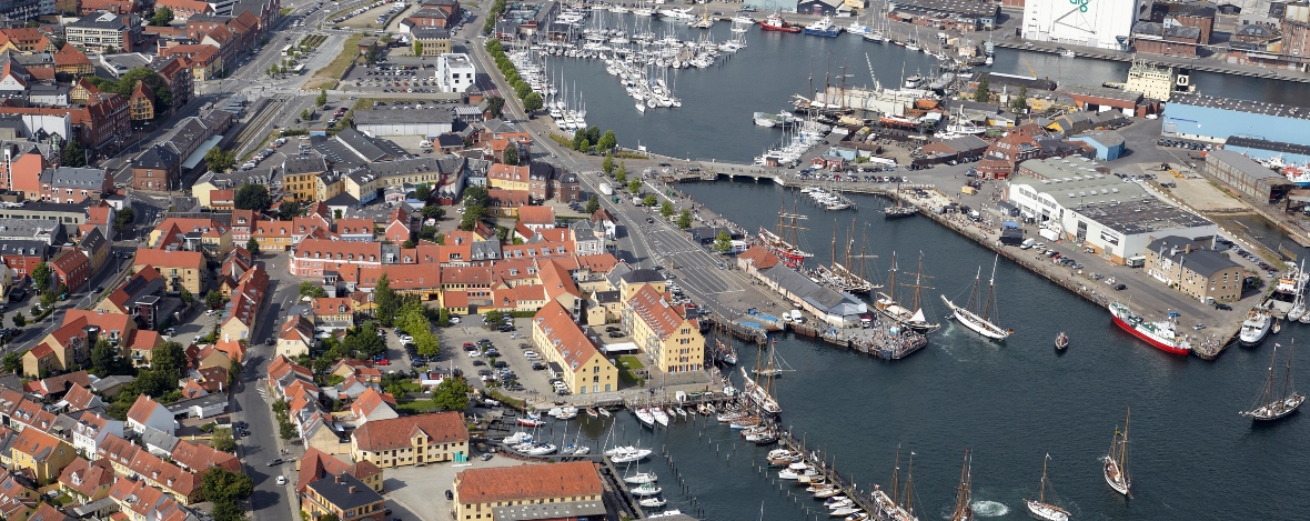 Svendborg stormflodssikrer og skaber nyt havnemiljø
