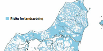 Danske kystbyer synker